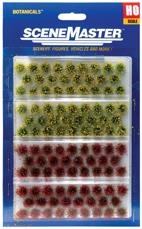 104-Pack Walthers SceneMaster Blooming Flowers 