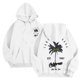 thumbnail image 1 of MHFRRA Sudadera con Capucha para Hombre, con Estampado de Letras Gráficas, Sudadera de Gran Tamaño, Hombros Caídos, Manga Larga, Jersey Blanco, 1 of 7