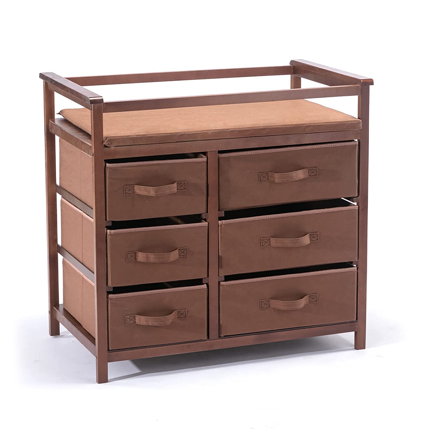 Linor Baby Changing Table with 6 Storage Baskets, Nursery Dresser