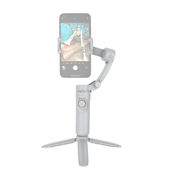 INKEE Stabilisateur Compact INKEE Dauphin à 3 Axes pour Téléphone Intelligent - Modes Légers et Polyvalents, Batterie Intégrée, Inclut Trépied et Câble USB