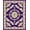 Purple, Pattern 3, variant on ODIKA 4'x6' Machine Washable Non-Slip Area Rug, Contemporary Faded Sunburst Radial Artistic Watercolor Inspired High Traffic Rug, Blue, 657801