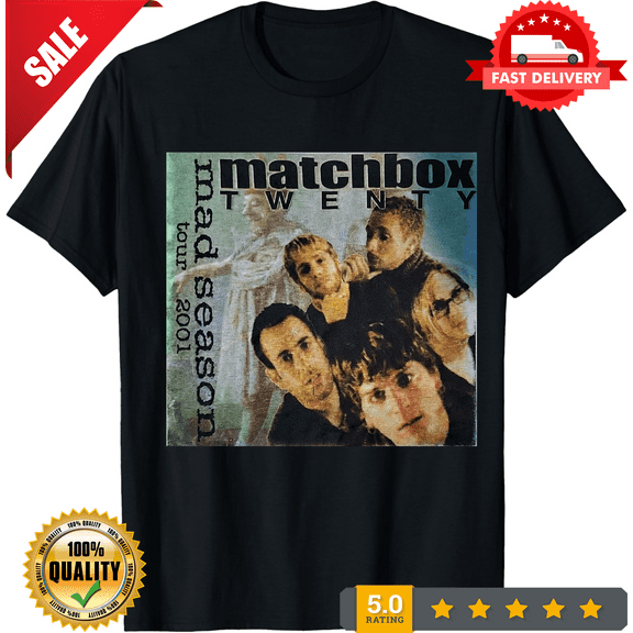 Rare Vintage Matchbox 20 Mad Season Tour T-Shirt Cotton, LIMITED EDITION-TH66757