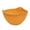 Orange, variant on JilgTeok 1 Packs Plastic Hanging Planter Basket with Chain for Wall Garden Decor Indoor Outdoor Flower Pot Storage Organizer Home Gardening Supplies