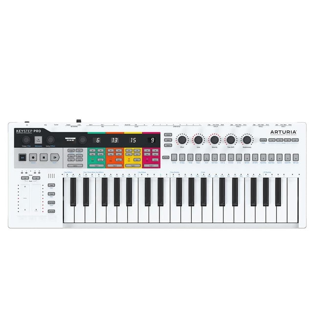 Arturia Keystep Pro - driver MIDI de rendimiento todo en uno, secuenciador y arpegiador, 4 pistas se