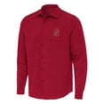 thumbnail image 2 of Men's Antigua Cardinal Stanford Cardinal Exposure Woven Long Sleeve Button-Up Shirt, 2 of 3