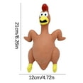 thumbnail image 2 of Darzheoy Rubber Chicken Dog Toys, Squeaky Chicken Toys Prank Novelty Toy Screaming Chicken Toys for Prank Noise Maker Dog Toys, 2 of 4