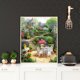 thumbnail image 5 of Wdftyju Juego de pintura de diamante 5D con bordado de taladro cuadrado completo DIY para jardín tranquilo, decoración del hogar Wdftyju 3rl9ww7us5nn8xj9, 5 of 9