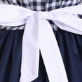 thumbnail image 5 of Edvintorg Girls Dresses Halloween Embroidery Square Neck A Line Dress Plaid Short Sleeve Fancy Dress with Bowknot Clothes for Girls Size 4-16, 5 of 9