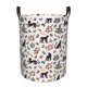 thumbnail image 1 of Fotbe Black Cat And Snake Cesto de Ropa con Asas, Cesto Impermeable de Gran Capacidad, Bolsa de Lavado para Dormitorio, Cesto de Ropa con Ruedas y Asas-Medium, 1 of 6