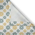thumbnail image 4 of Ambesonne Garden Valance Pack of 2, Retro Daisies, 42"X12", Almond Green Mustard, 4 of 5