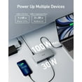 thumbnail image 2 of Anker 563 10-in-1 USB-C Docking Station, Gray, 2.8 lbs, 2 of 6