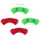 thumbnail image 2 of 8 piezas de clips para soporte de herramientas de jardinería, soporte para estilizador, rama doblada, goma suave roja, 2 of 6