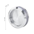 thumbnail image 3 of Porte Coulissante en Verre pour Maison Poignée Ronde Accessoire de Salle de Bain Douche Acier Inoxydable 304, 3 of 7