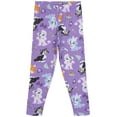 thumbnail image 3 of Disney Minnie Mouse Fleece Pullover Peplum Hoodie and Leggings Outfit Set Toddler to Big Kid, 3 of 5