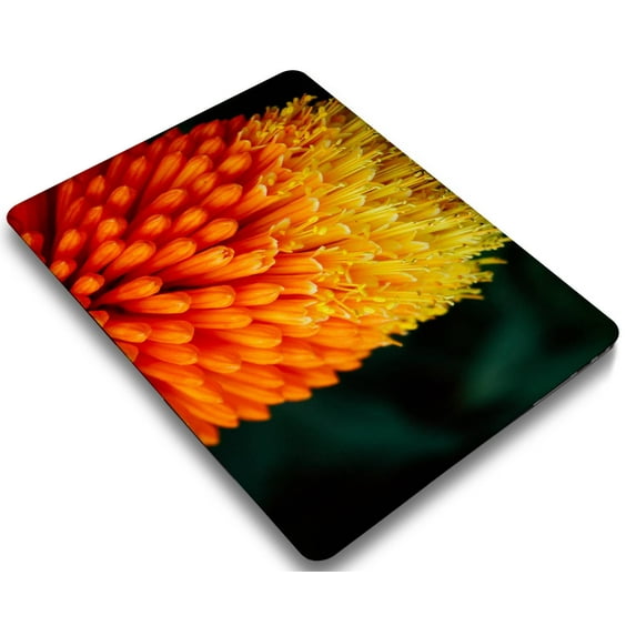 KSK KAISHEK Hard Shell Case Only Compatible MacBook Pro 14 inchs( XDR Display Touch ID, 2021 2022 2023) + Black Keyboard Cover Model A2779 M2 & A2442 M1, Type C Flower 1563