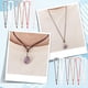 thumbnail image 3 of 30 collares de cuerda de 6 colores, ajustables, con lazo de metal, anudados, semicirculares, gargantillas de cuerda., 3 of 5