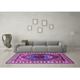 thumbnail image 3 of Ahgly Company Indoor Rectangle Oriental Purple Industrial Area Rugs, 3' x 5', 3 of 4