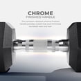 thumbnail image 4 of Hex Style Dumbbell 5 LBS TO 50 LBS Chrome Handles, Hand Weight for Strength Training, Home Gym, Exercise, Workout Equipment Multiple Size Options, 4 of 5