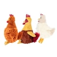 thumbnail image 3 of Juguetes de Peluche para Perros Best Pet Supplies café Pollo Arrugado para Juegos interactivos, 3 of 5