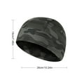 thumbnail image 2 of Helmets Liner Beanie, Breathable Beanie Hats For Running Under Hard Hat, Skull Sweat Cycling Hat With Sun Protection, Outdoor Travel Mountaineering, 2 of 6