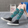 thumbnail image 5 of Honeii Dachshund Dog Print Long Socks,Novelty Design Socks Gift for Men and Women,Crew Socks,Calf Socks, 5 of 6