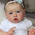 thumbnail image 4 of Muñeca Reborn ZTDOLL con ojos azules abiertos, 45 cm, niña, 4 of 5