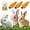 3pcs, variant on Ribili Bunnypal, Realistic Bunny Toy, Petsboro Bunny Pal, Easter Bunby - My Realistic Toys, Bunbi Realistic Stuffed Animal, Robot Rabbit for Kids, Handmade Plush Interactive Basket Stuffers (3PCS)