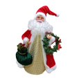 thumbnail image 1 of lionlar Santa Figurines Xmas Decorations Craftwork Santa Doll for Home Red, 1 of 7