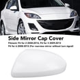 thumbnail image 4 of SIDE MIRROR CAP COVER WHITE STYLISH LOOK PROTECTION SCRATCH RESISTANT FOR 2 3 6, 4 of 7