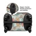 thumbnail image 4 of Haiem Cute Owl Luggage Cover Printed Suitcase Covers for Luggage Elastic Washable Suitcase Protector Fits 18-32 Inch Luggage-X-Large, 4 of 9