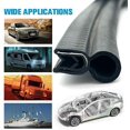 thumbnail image 6 of 6ft/72'' Rubber Seal Edge Trim Defend Car Door/Trunk Lok Window Anti-noise/rub, 6 of 9