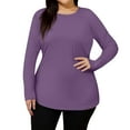 thumbnail image 5 of Women's Rash Guard Long Sleeve Swim Shirt Sun Protection Clothing Women Lightweight Tops Outdoor Gym Hiking Tops, 5 of 5