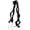 Black - Grey, variant on Long Skinny Knitted Scarf Women Two Colors Irregular Ruffle Knit Vintage y2k Style Decorative Scarf Autumn Winter