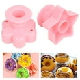 thumbnail image 3 of Donut Mold Baking Tool Heart Star Circle Flower Shape Fudge Bread Bakery Mould for Bakery Kitchen, 3 of 8