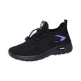 thumbnail image 2 of YOUYEDIAN Orthopedic Shoes for Women Summer Dress Slip on Non Slip Mesh Arch Support Sneakers Breathable Closed Toe Walking Shoes (Black), 2 of 4