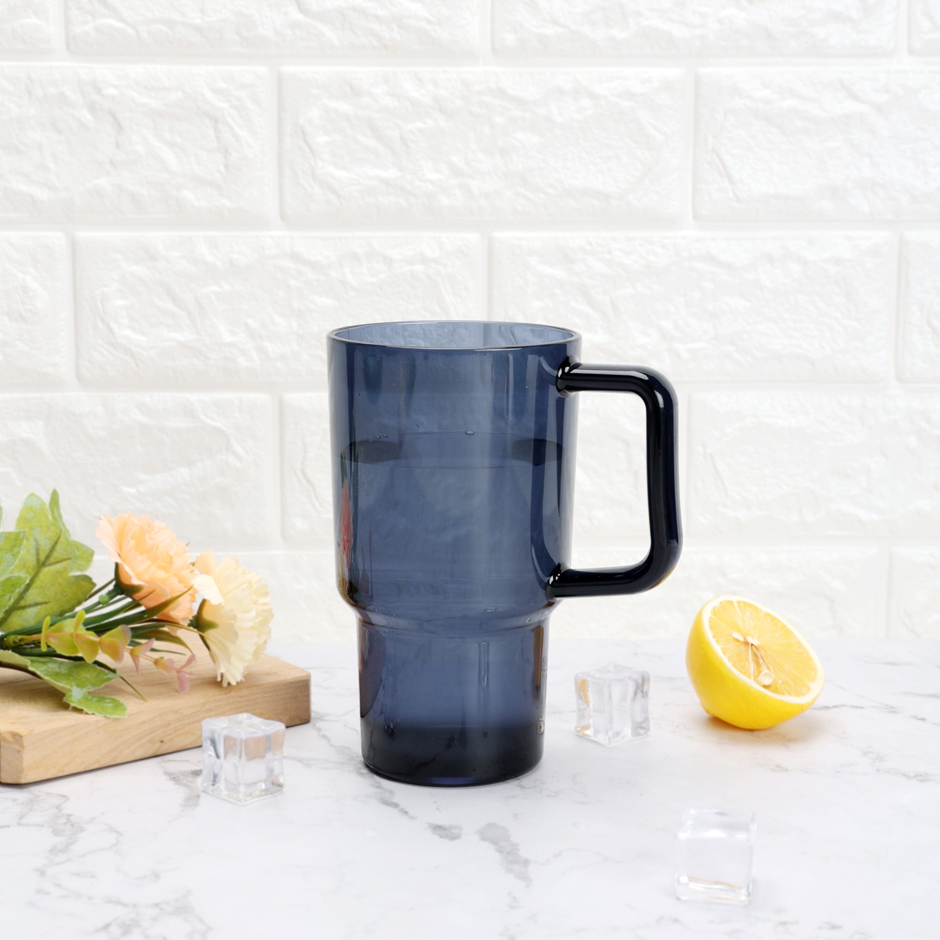 (3 pack) Mainstays 21-Ounce Acrylic Handle Tumbler, Blue