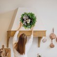 thumbnail image 4 of Christmas Decorations-Christmas Cones and Needles Simulation Wreath Bohemian Wind Wreath 15.74*15.74 In, 4 of 5