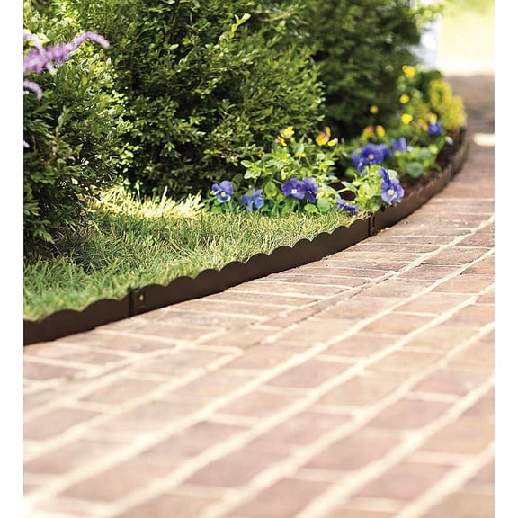 3"H Bendable Steel Garden Edging / Decorative Fence