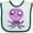 White and Green, variant on Inktastic Death Metal Octopus Boys or Girls Baby Bib