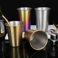 thumbnail image 5 of Promotions! Ins Industry Style 304 Stainless Steel Mug Spray Paint Beer Cup Cold Water Drinks Cup Household Office Use Gargle Cup Teacups, 5 of 5
