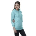 thumbnail image 5 of Moomaya Womens Zip Up Hoodie Full Sleeves Top w/ Pockets Casual Hoodies, 5 of 9