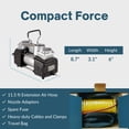 thumbnail image 3 of Compresor de aire Asani 12 V portátil 150 PSI para SUV y camiones, 3 of 6