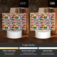 thumbnail image 3 of Hirioo Cute Cartoon Owls for Rectangular Acrylic with Night Light Best Gifts for Lover Girl Mom, Valentine's Day Anniversary Birthday Wedding Present, 3 of 9
