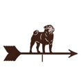 thumbnail image 7 of EZ Vane Pug Dog Weathervane — Post Mount, Wind Cups, Antique Copper Finish, Steel with Durable Triple Powder Coating, Handcrafted in USA, 7 of 7