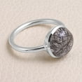 thumbnail image 4 of Earth Gems Jewelry Tourmaline Quartz Ring Sterling Silver Ring Silver Handmade Ring for Women, 4 of 6