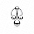 thumbnail image 1 of Jewelry for Special Moments with 4 Balls - Piercing Jewelry for Women - Belly Button Ring 14 gauge, Stainless Steel Belly Button Rings, Navel Rings for Women, 1 of 5