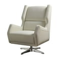 thumbnail image 1 of ACME Eudora II Accent Chair in White Leather Gel, 1 of 2