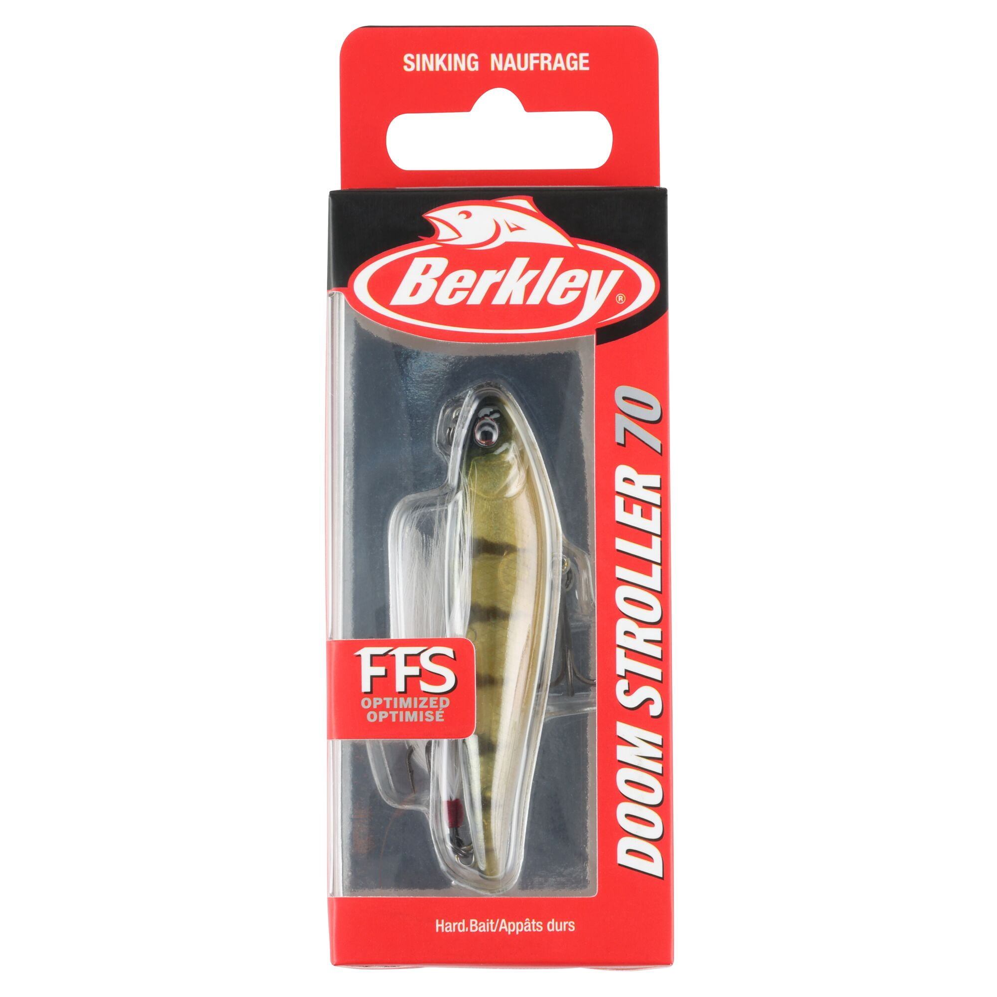 Berkley Doom Stroller Fishing Lure, 2.75 in, Perch (1-count)