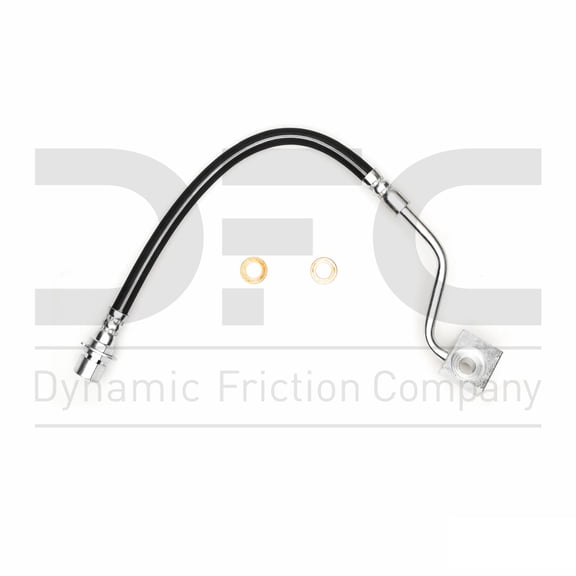 Front Right Dynamic Friction Company Brake Line Hose 350-54030 For 1982-1983 Lincoln Continental, 1984 Ford Mustang, 1984 Mercury Capri
