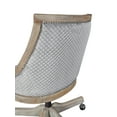 thumbnail image 5 of Linon Mimi Quilted Fabric Adjustable Seat Height Task Chair, Gray, 5 of 7
